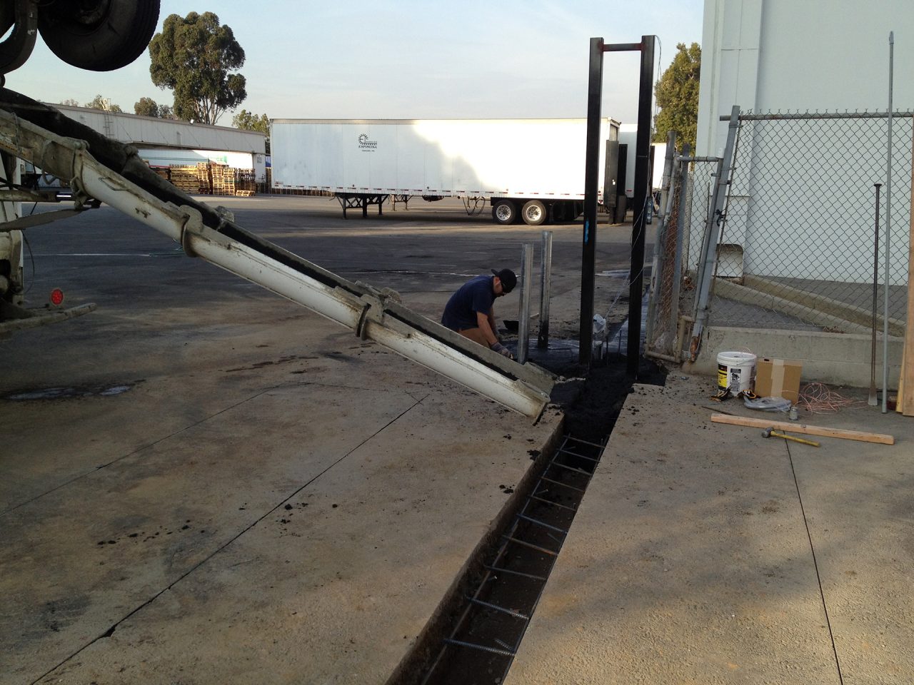 Trenching for access-control infrastructure