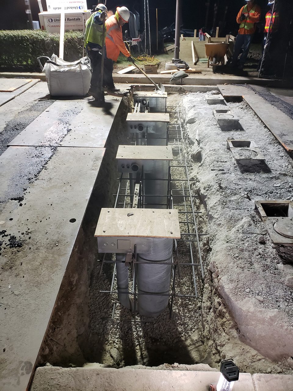 Trenching for access-control infrastructure