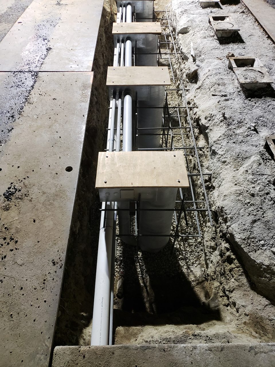 Conduit work for access-control infrastructure