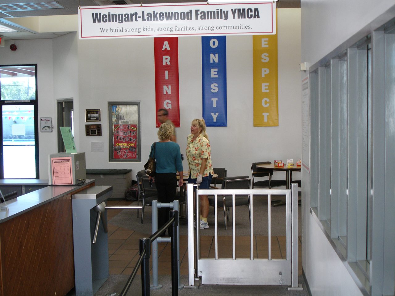 Waist-high swing gate installation