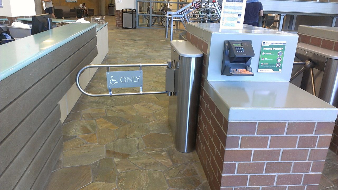 Waist-high swing gate installation