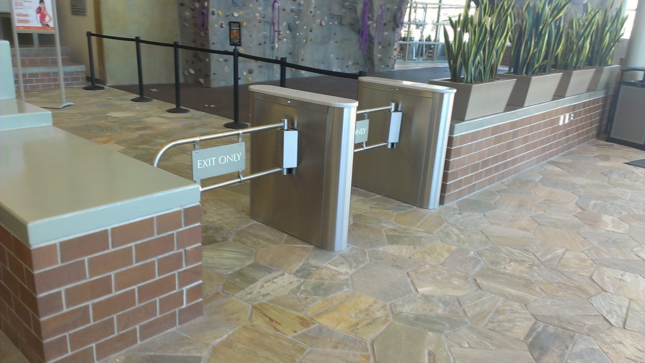 Waist-high swing gate installation
