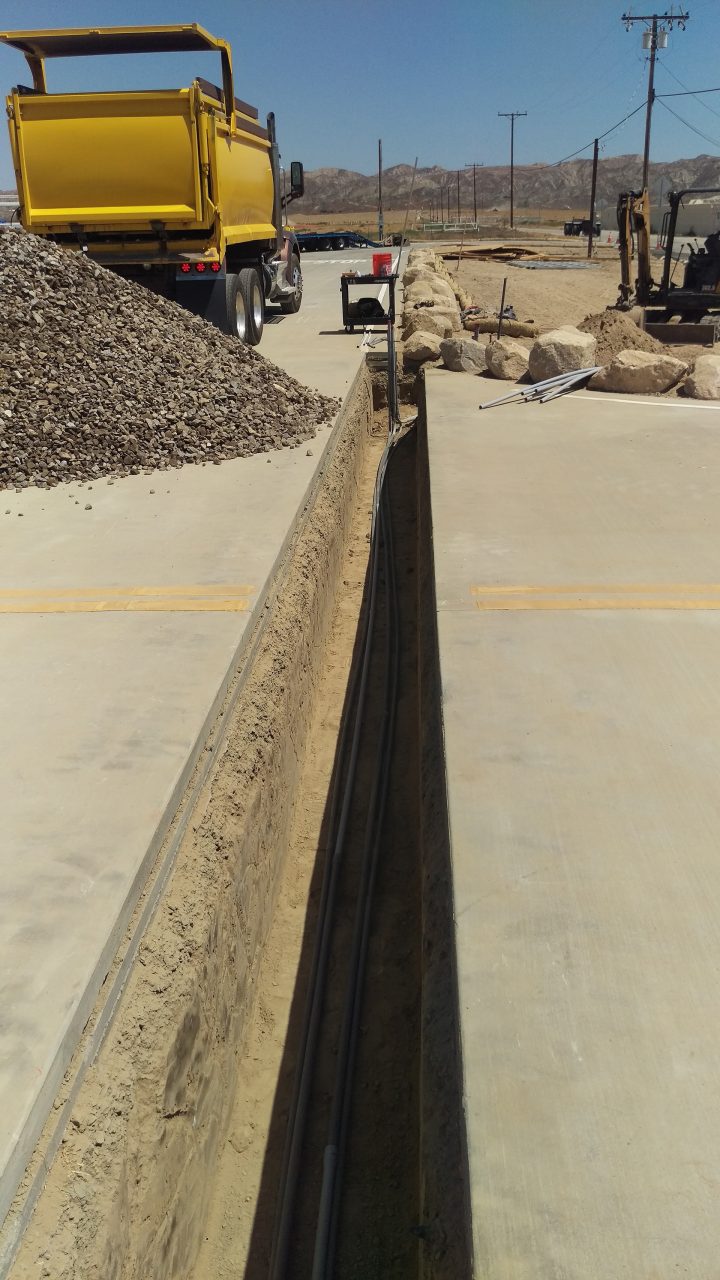 Trenching for access-control infrastructure