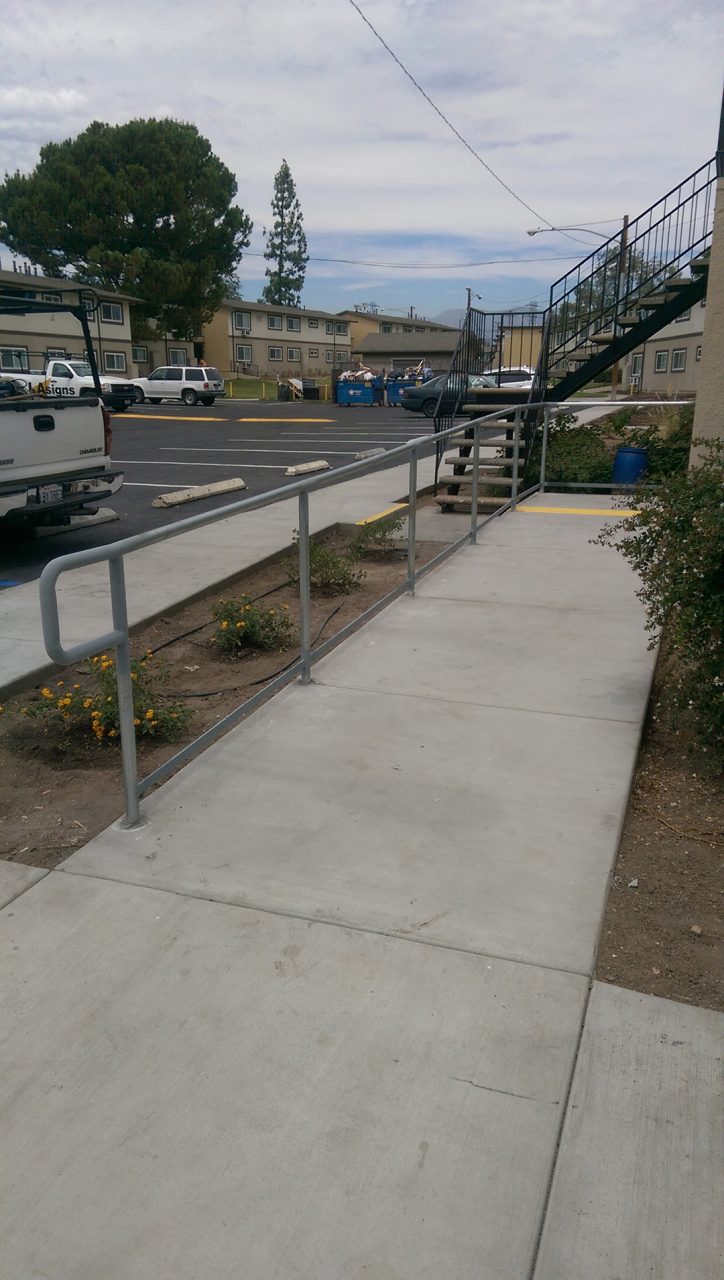 Railing installation